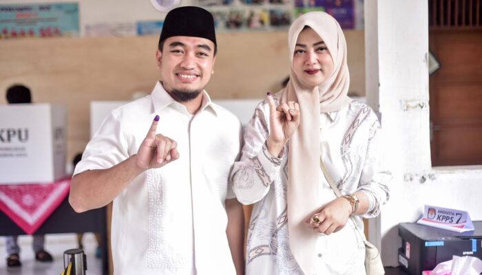 Nyoblos di TPS 10 Kotasari,Robinsar:Terimakasih Warga Telah Memberikan Kepercayaan
