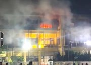 Gedung Mapolda Banten Terbakar