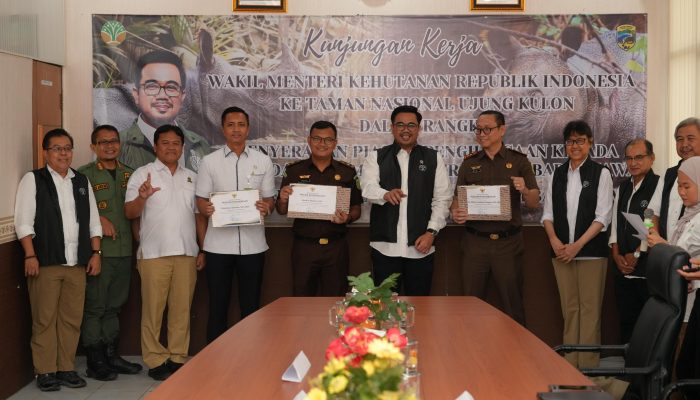 Wamen Kehutanan RI Apresiasi Hakim dan Jaksa atas Vonis Maksimal bagi Pemburu Badak Jawa