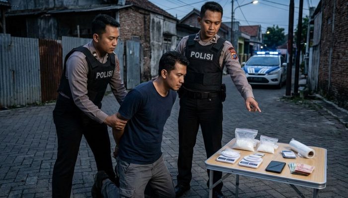 Tergiur Upah Rp 3,9 Juta, Pengedar Sabu di Anyer Ditangkap Satres Narkoba Polres Cilegon