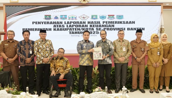 Cilegon Raih WTP Lagi, Wali Kota Robinsar: Bukti Pembenahan Defisit dan Tata Kelola Keuangan