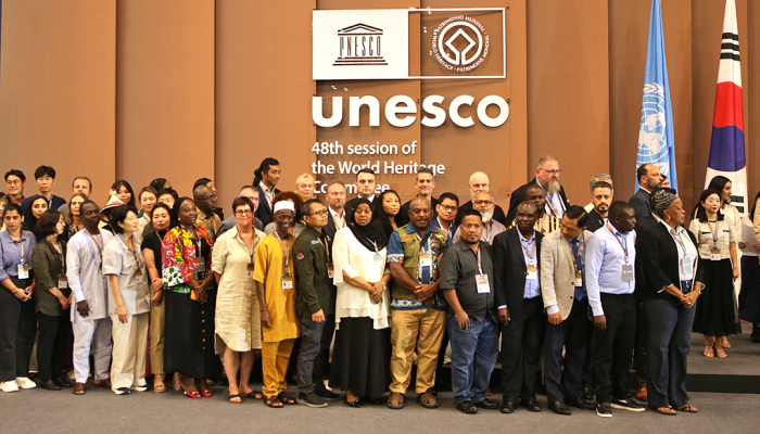 Kepala Balai TNUK Ardi Andono, Sampaikan Pernyataan World Heritage Site Managers’ Forum pada Sidang ke-48 Komite Warisan Dunia UNESCO