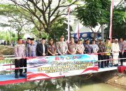 Resmikan Jembatan Merah Putih Presisi, Polres Cilegon Wujudkan Harapan dan Akses Ekonomi Warga