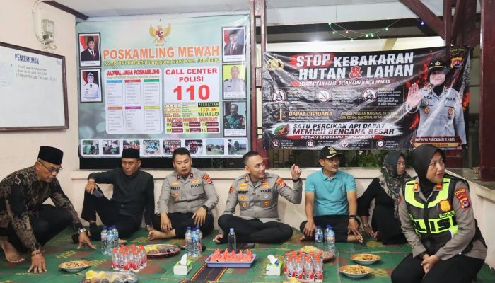 Datangi Pos Kamling BPI, Kapolres Cilegon Minta Warga Waspadai Vape Narkoba dan Judol