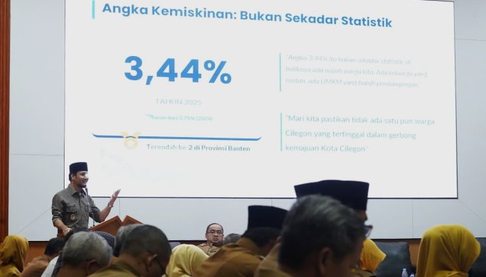 Angka Kemiskinan Cilegon Turun ke 3,44 Persen, Wakil Wali Kota: Jangan Menganggap Masyarakat Objek Bantuan