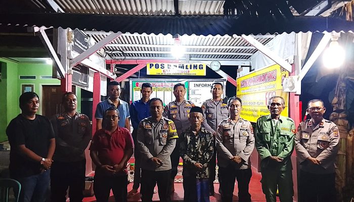 Warga Kampung Telu Kelurahan Pabean Hidupkan Lagi Pos Ronda, Polri Beri Apresiasi