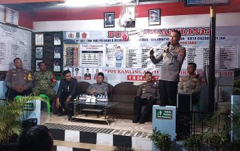 Kapolres Cilegon Kunjungi Satkamling PCI: Siskamling Tempat Silaturahmi Sekaligus Penjaga Kamtibmas