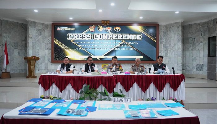 Satresnarkoba Polres Cilegon Bekuk 6 Pengedar Sabu dan Inek,Pelaku Terancam Hukuman Mati